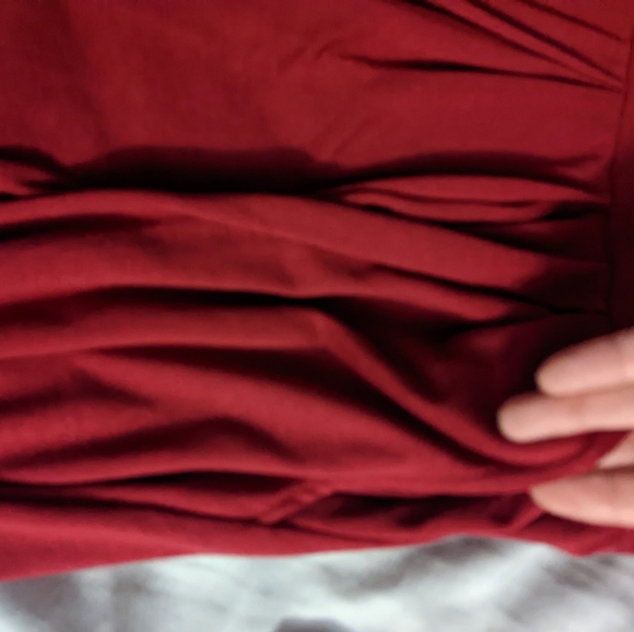 Red swing dress with pockets - Picture 3 of 5